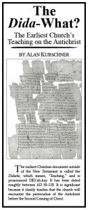 The Dida-What? The Earliest Church’s Teaching on the Antichrist