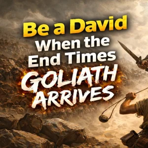 Be a David When the End Times Goliath Arrives